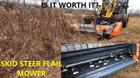 tmg fms165 flail mower for skid steer|skid steer flail mower.